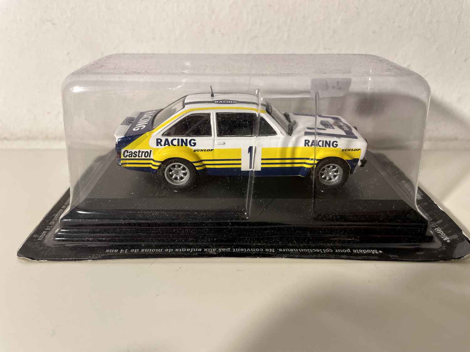 Ford Escort Mk2 bianco e giallo numero 1 - rally dell'Acropoli del 1979