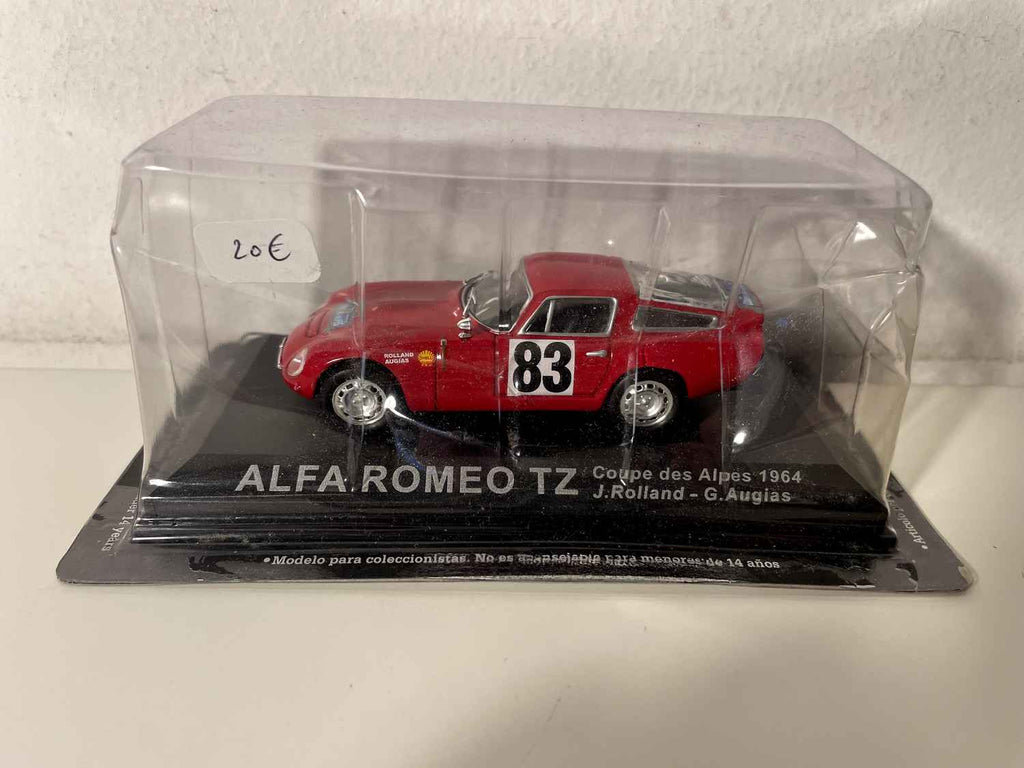 Alfa Roméo TZ czerwony numer 83 - wyścigi Alp w 1964 roku