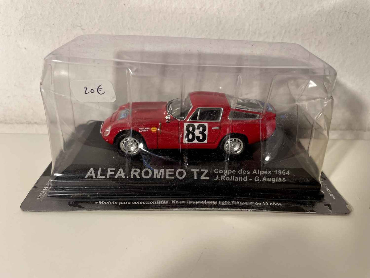Alfa Roméo TZ czerwony numer 83 - wyścigi Alp w 1964 roku