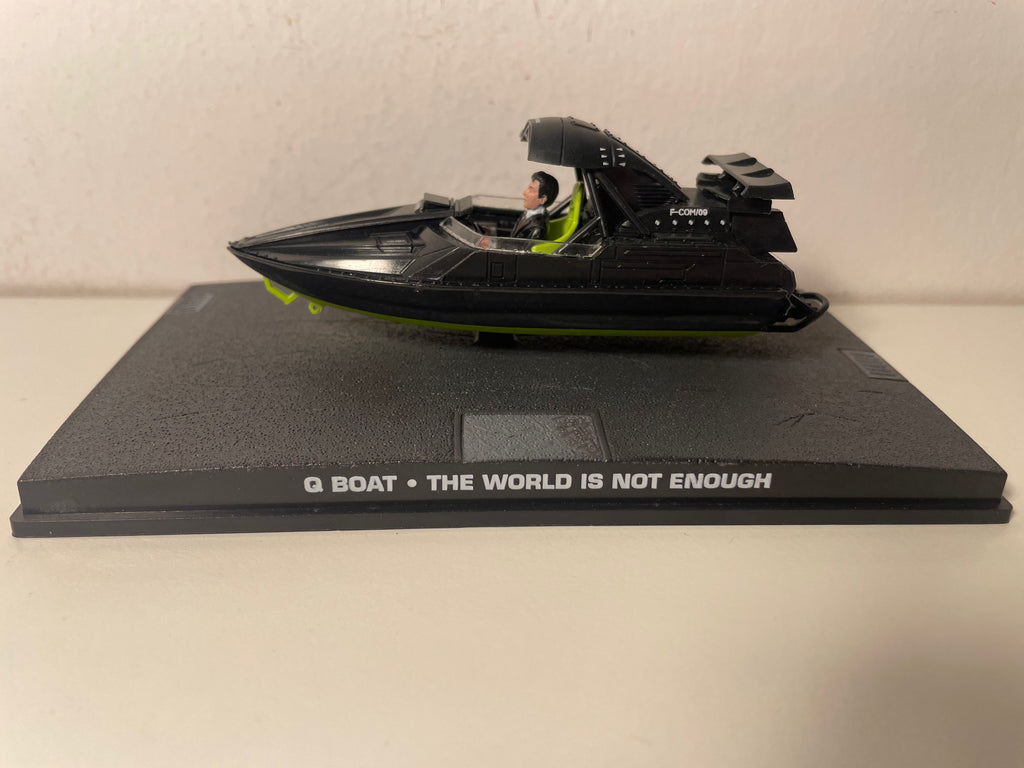 Q BOAT (Boot) schwarz - JAMES BOND - DIE WELT REICHT NICHT