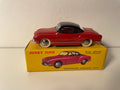 Volkswagen Karmann-Ghia Donkerrood met Zwart Dak - Dinky-Toys (Atlas Editie) - Nr. 24 M