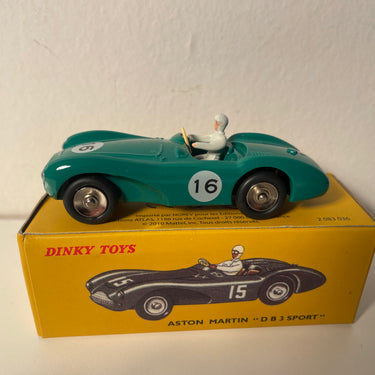 Aston-Martin DB 3 sportgréng Dinky-Toys (Editions Atlas)