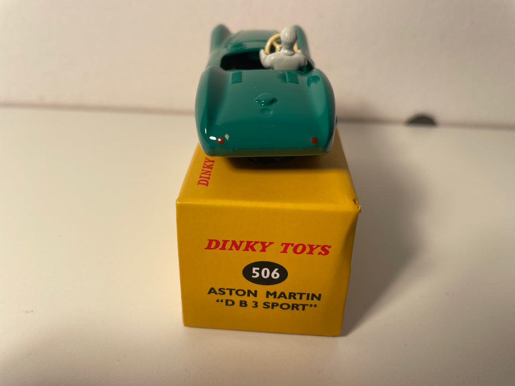 Aston-Martin DB3 sport verte numéro 16 - Dinky-Toys (Editions Atlas) - N°506