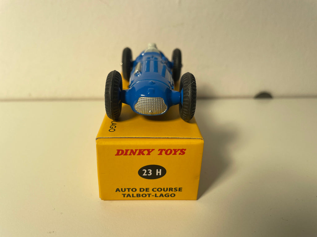 Talbot-Lago auto de course bleue numéro 6 - Dinky-Toys (édition Atlas) - N°23 H