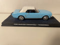Ford Mustang convertible bleue claire et capote blanche - JAMES BOND - OPERATION TONNERRE (Thunderball)