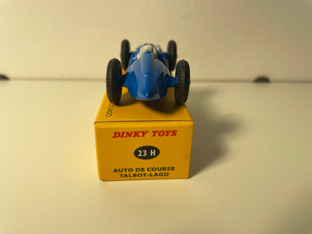 Talbot-Lago auto de course bleue numéro 6 - Dinky-Toys (édition Atlas) - N°23 H