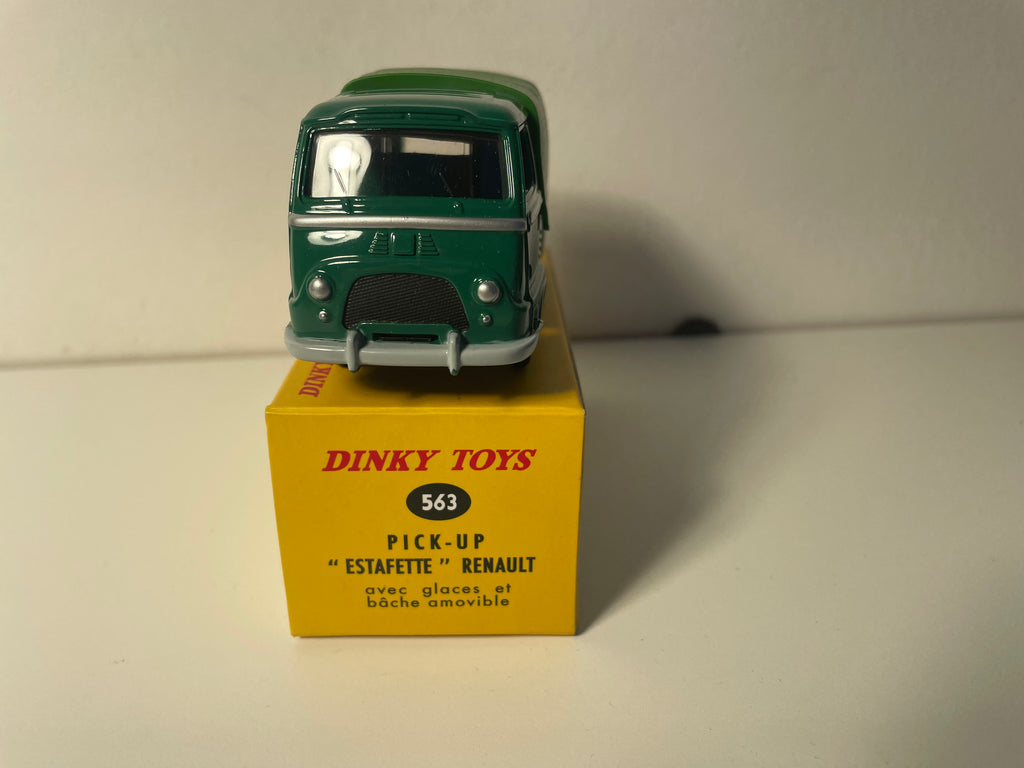 Renault estafette pick-up verte avec bâche verte - Dinky-Toys (Edition Atlas) - N°563