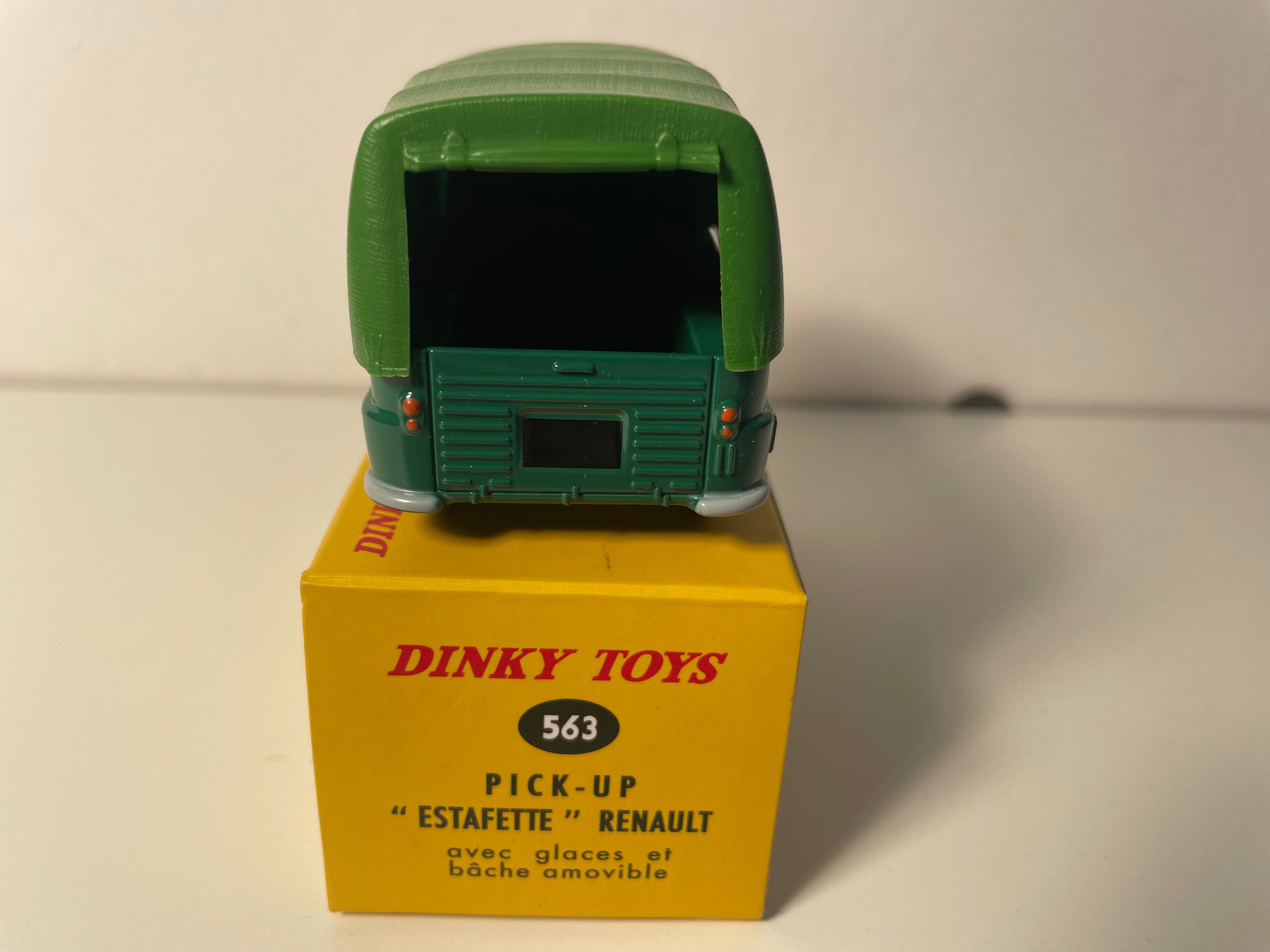 Renault estafette pick-up verte avec bâche verte - Dinky-Toys (Edition Atlas) - N°563