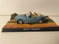 BMW Z3 bleue - JAMES BOND - GOLDENEYE - (manque un rétro)