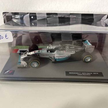Mercedes F1 W05 Hybrid grise et verte numéro 44 de 2014 - Formule 1