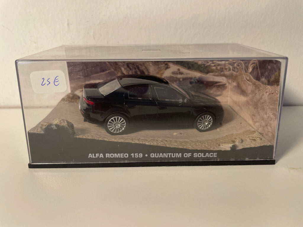 Alfa Roméo 159 noire - JAMES BOND - QUANTUM OF SOLACE