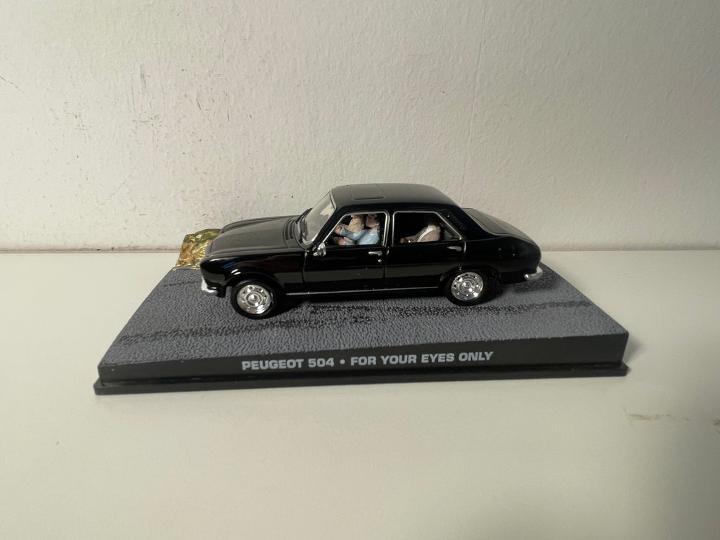 Peugeot 504 Schwarz - JAMES BOND - Nur für Ihre Augen