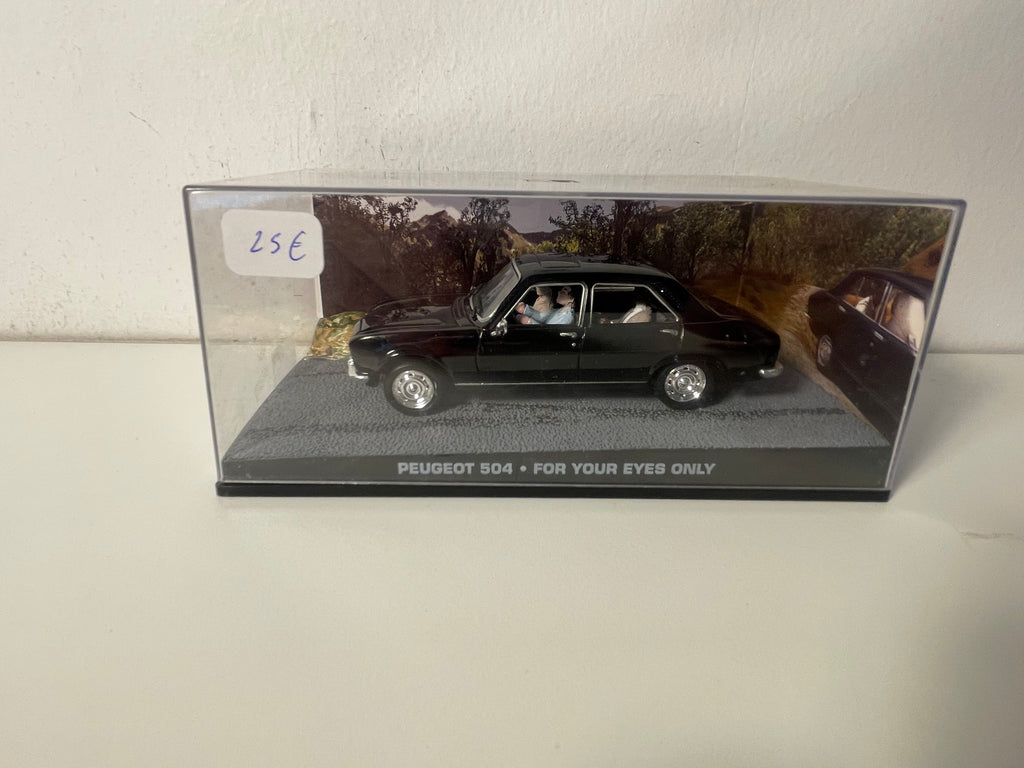 Peugeot 504 Schwarz - JAMES BOND - Nur für Ihre Augen
