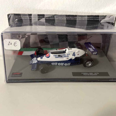 Tyrrell 008 bleue et blanche numéro 4 de 1978 - Formule 1
