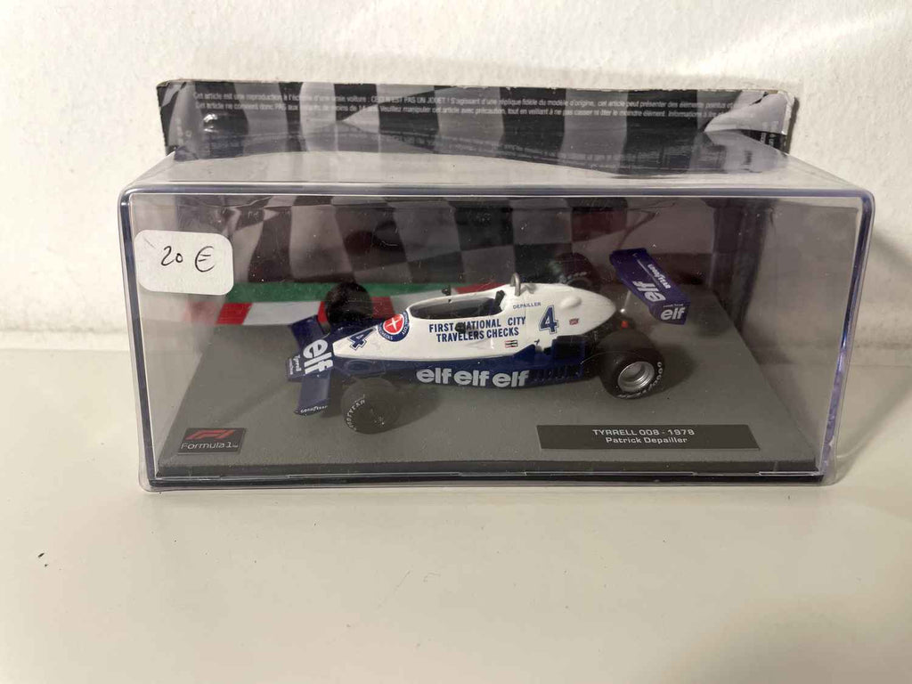 Tyrrell 008 blu e bianca numero 4 del 1978 (Formula 1)