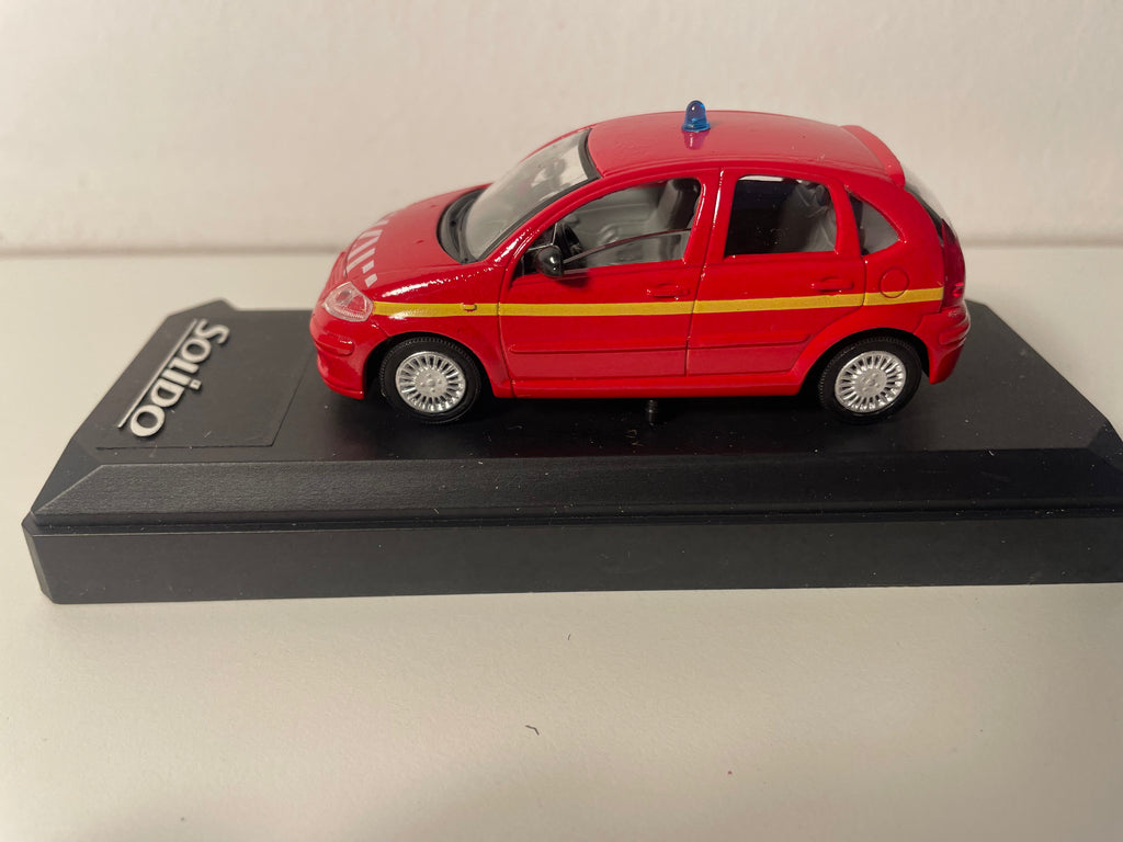 Citroën C3 rout aus 2002 POMPIERS - Solido Referenz 4837