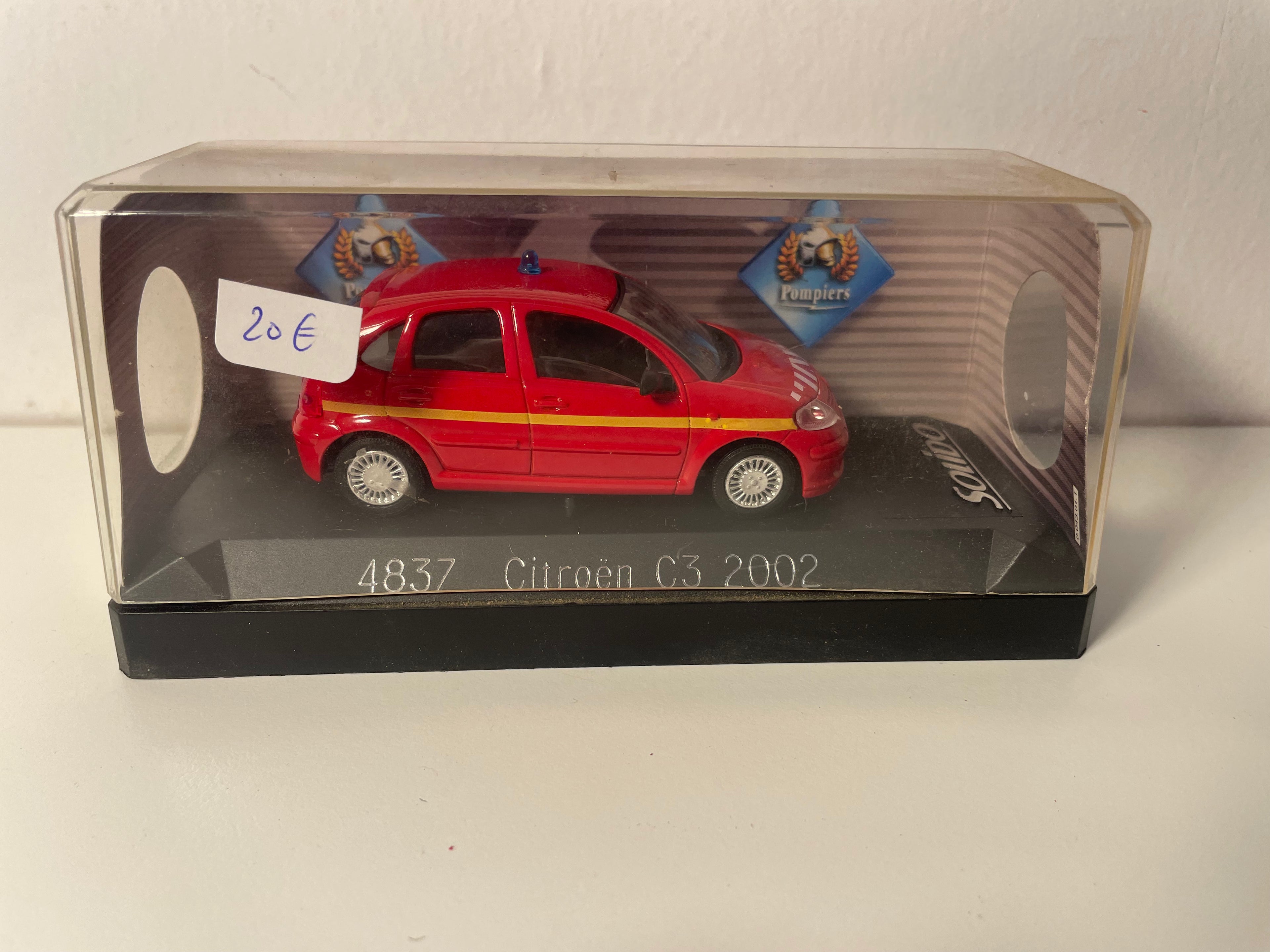 Citroën C3 rout aus 2002 POMPIERS - Solido Referenz 4837