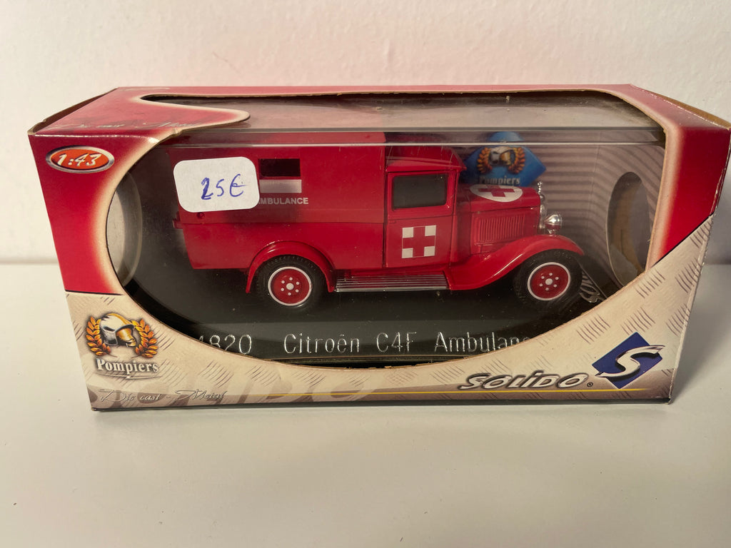 Citroën CAF ambulanza rossa POMPIERS - Solido riferimento 4820