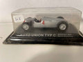 Auto Union type C grise (grand prix de Nürburgring en Allemagne de 1936) - Formule 1 - boite plexi