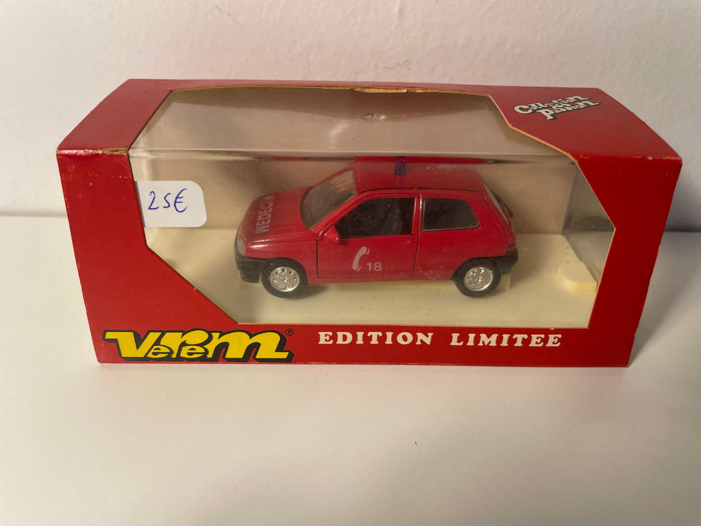 Renault Clio vermelho BOMBEIROS (MÉDICO) - referência VEREM 916B