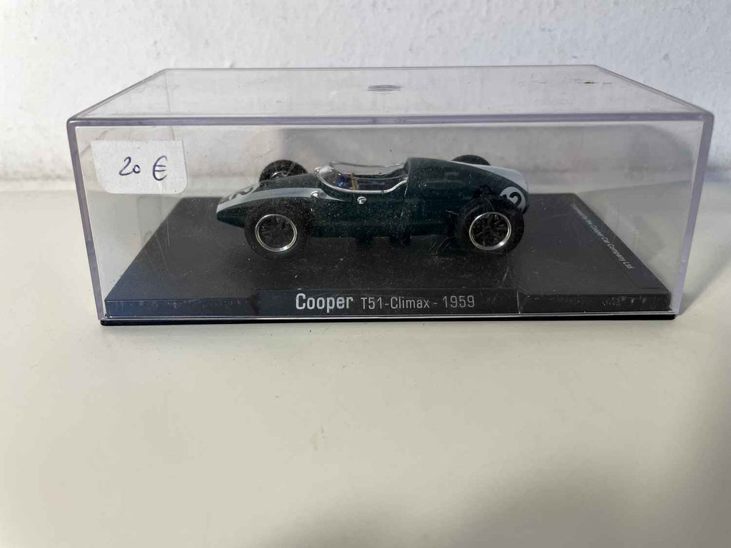 Cooper T51-Climax verde número 12 de 1959 (Fórmula 1)
