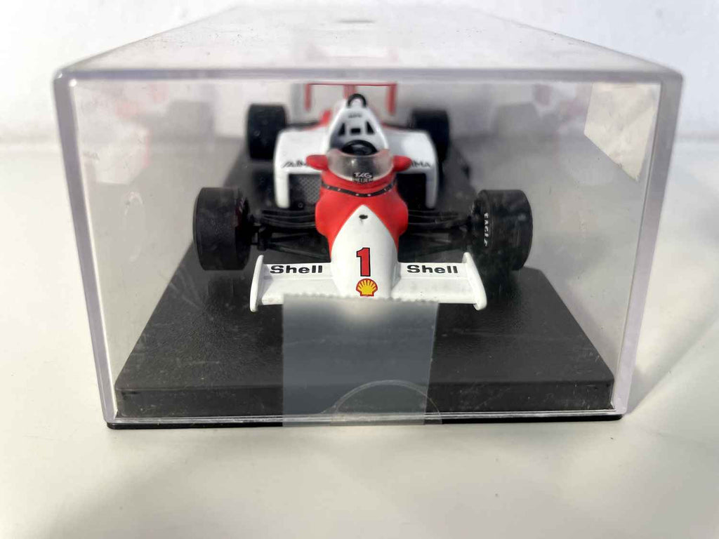 McLaren TAG Turbo MP4/2C red and white number 1 from 1986 (Formula 1)