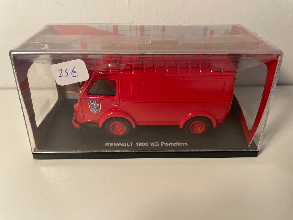 Renault 1000 Kg rosso POMPIERS - collezione dei piccoli veicoli utilitari francesi