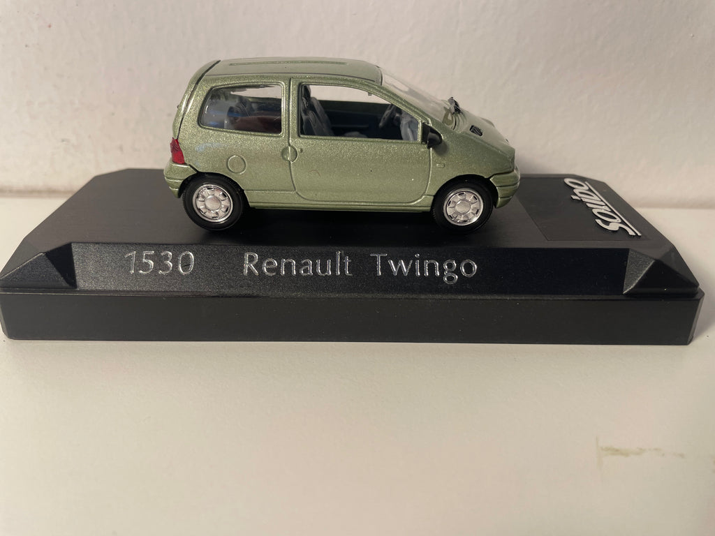Renault Twingo gréng - Solido Referenz 1530 (franséisch Fabrikatioun)