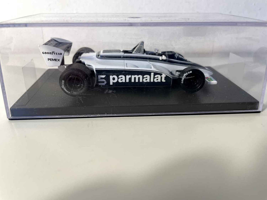 Brabham BT 49C blanche et noire numéro 5 de 1981 - Formule 1