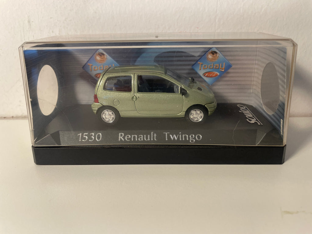 Renault Twingo gréng - Solido Referenz 1530 (franséisch Fabrikatioun)
