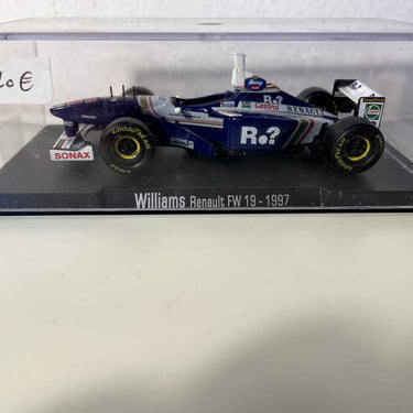 Williams Renault FW 19 azul número 3 de 1997 (Fórmula 1)