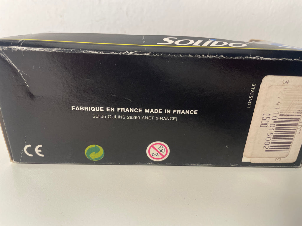 Renault Twingo donkelschwaarz (nuecht/mier) - Solido Referenz 1528 (franséisch Fabrikatioun)