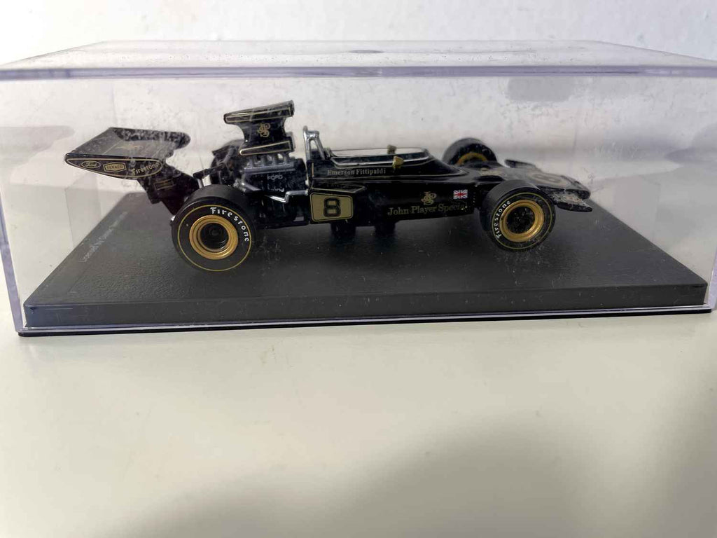 Lotus 72D Ford noire numéro 8 de 1972 - Formule 1