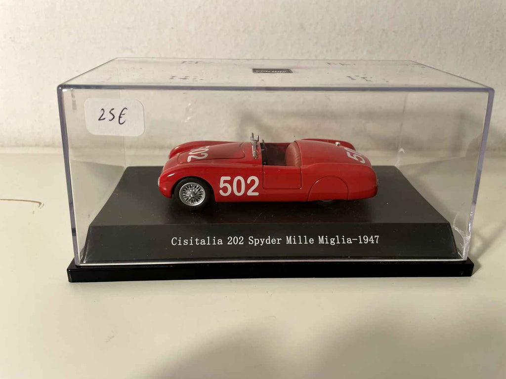 Cisitalia 202 Spider czerwony numer 502 - Mille Miglia z 1947 roku (kolekcja Starline Models)