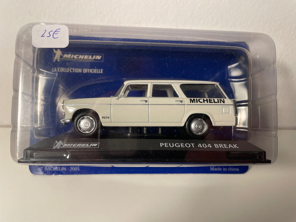 Peugeot 404 break blanche MICHELIN