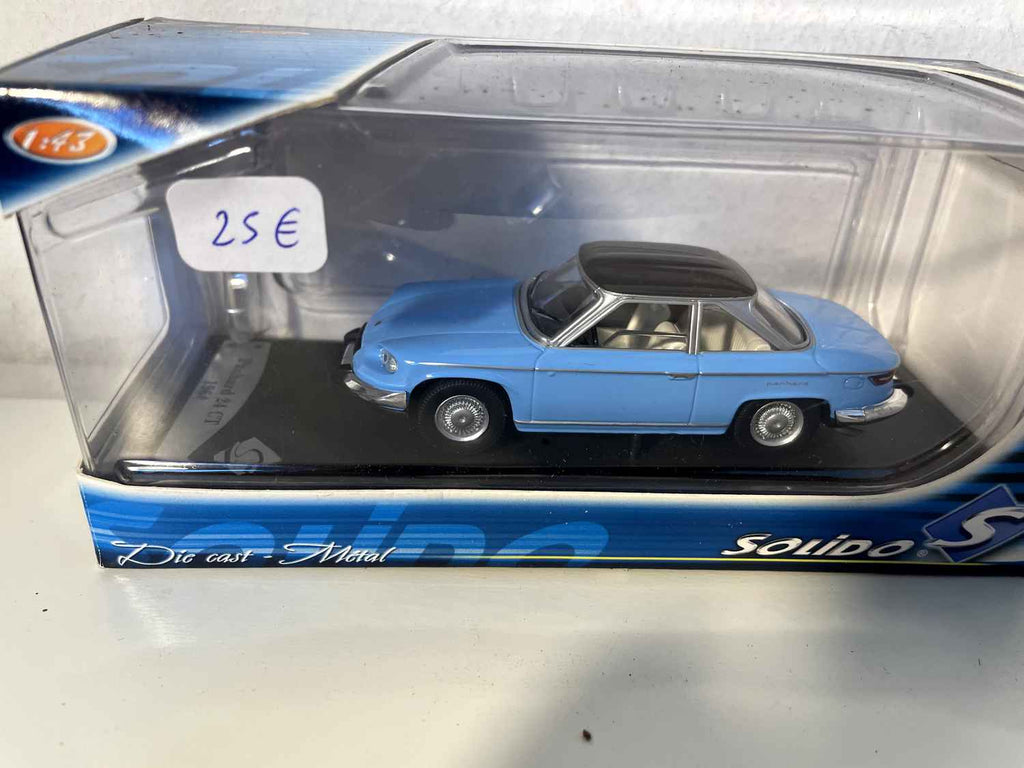 Panhard 24 CT Blau und schwarzes Dach (Solido)