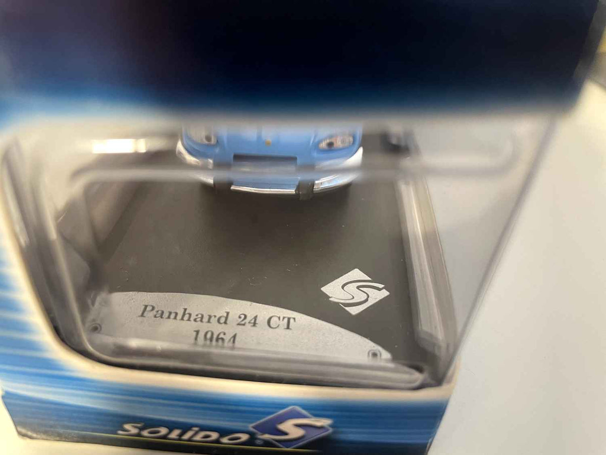 Panhard 24 CT Blau und schwarzes Dach (Solido)