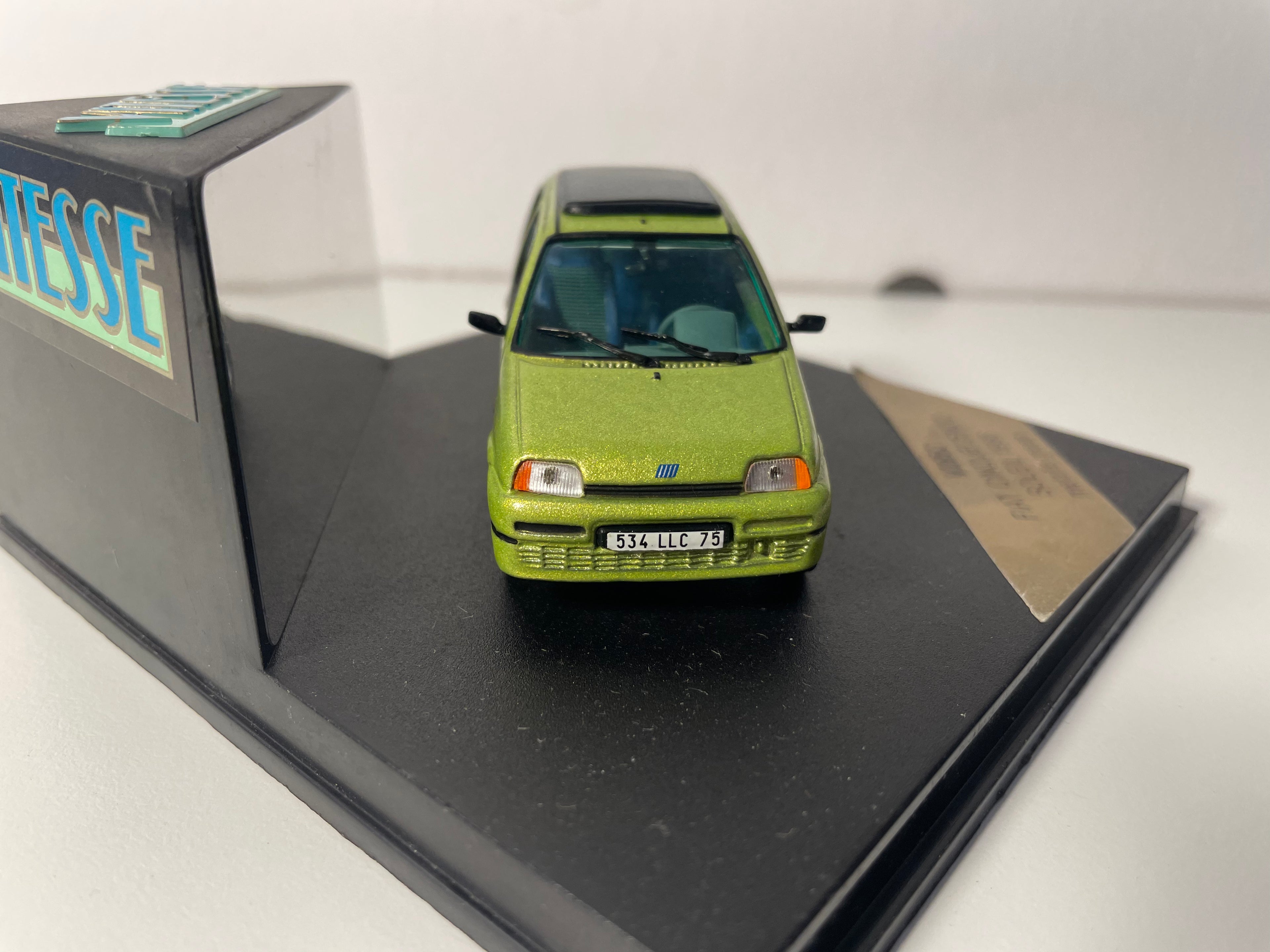 1996 Fiat Cinquecento Soleil Green - VITESSE Reference V095C (Square Box)
