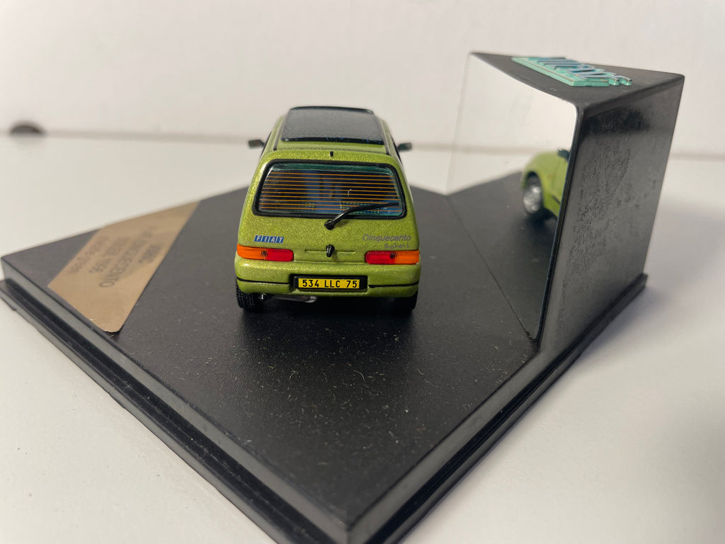 Fiat Cinquecento Soleil verte de 1996 - VITESSE référence V095C (boite carrée)