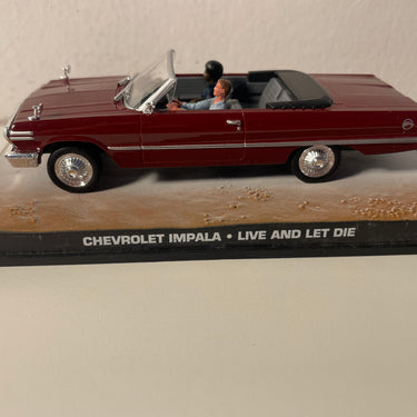 Chevrolet Impala bordeaux - JAMES BOND - VIVRE ET LAISSER MOURIR (Live and let die)