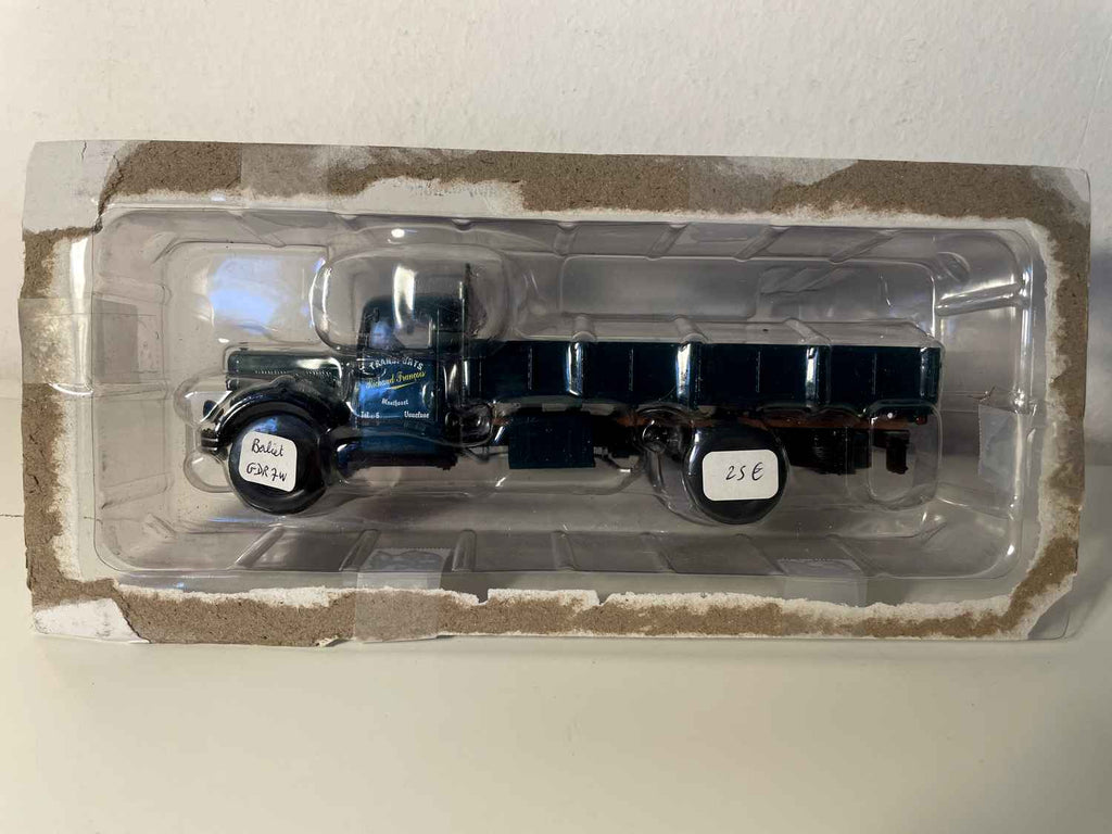 Camion ribaltabile Berliet GDR 7W verde trasporto François Richaud - Edizione Hachette Collections / produttore di miniature: IXO