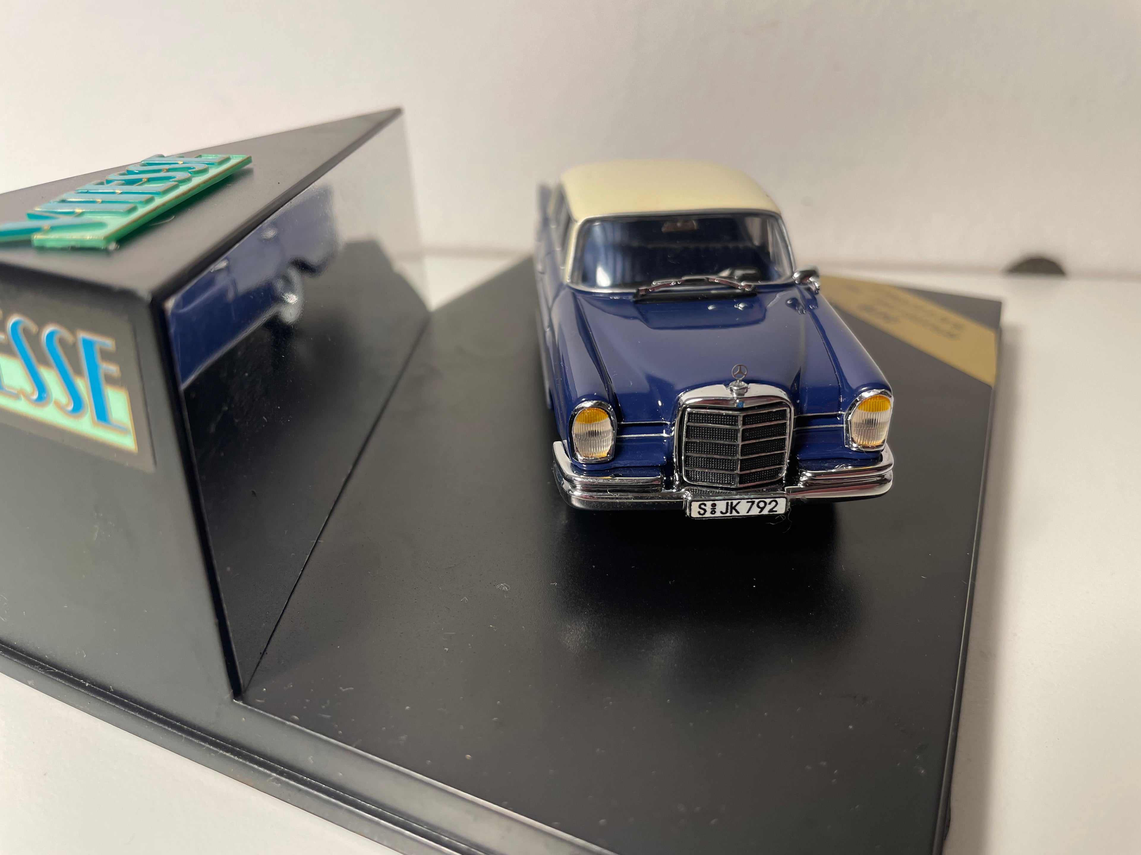 1959 Mercedes 220SE Blue with Cream Roof - VITESSE