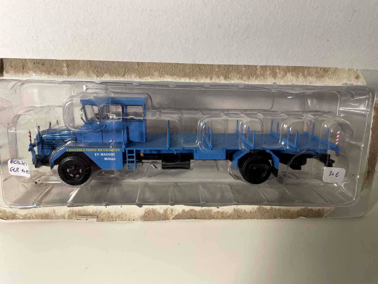 Camion Berliet GLR 10 M3 Porte Fer - Collection Hachette