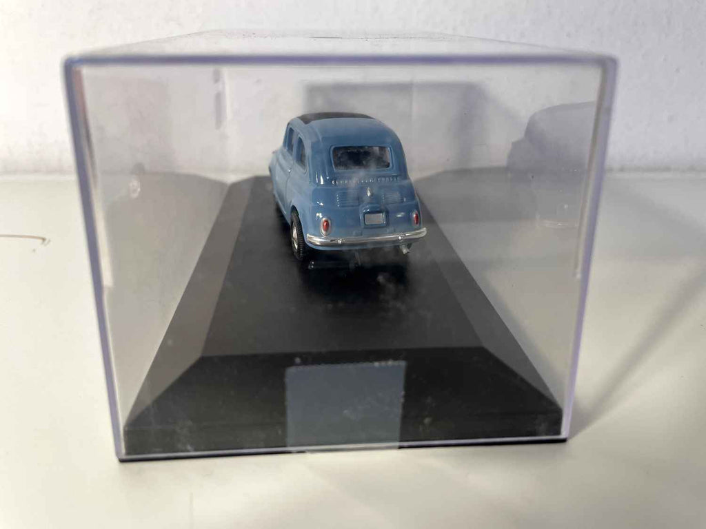 Blue Fiat 500