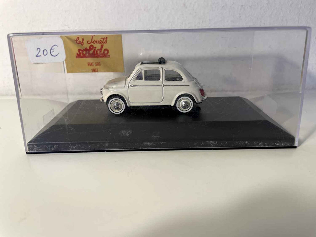 1957 White Fiat 500 (Off-white) - Solido