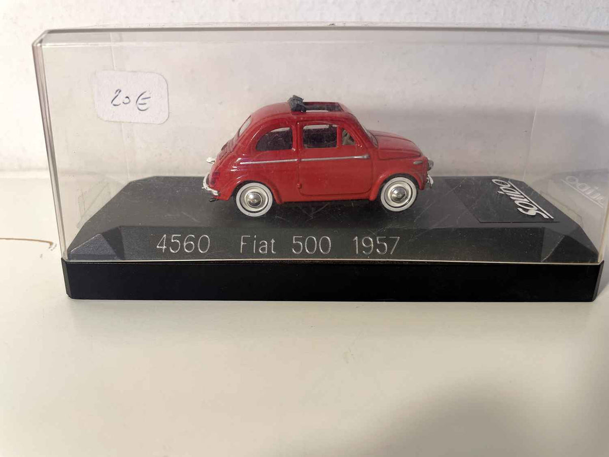 1957 Fiat 500 Red - Solido reference 4560