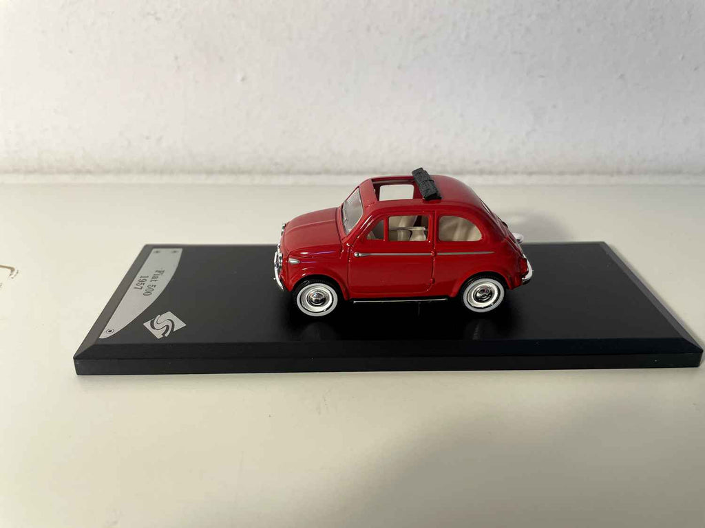 Fiat 500 rout vun 1957 - Solido Kartonbox