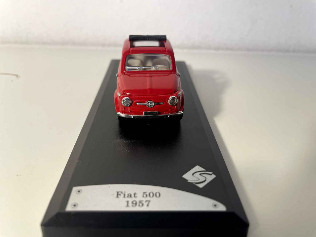 Fiat 500 rout vun 1957 - Solido Kartonbox