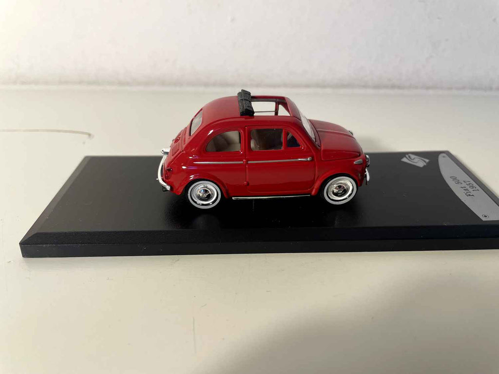 Fiat 500 rout vun 1957 - Solido Kartonbox