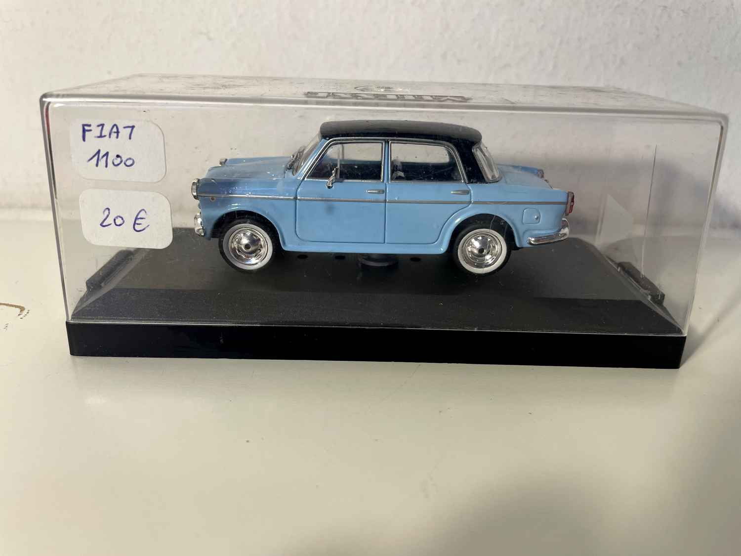 Fiat 110 sky blue with black roof